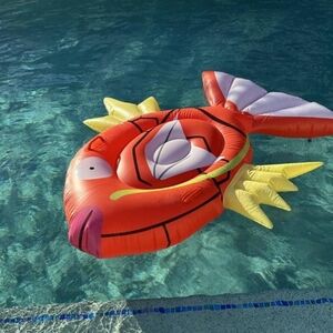 Magikarp Pokémon Summer Days Pool Float Weight capacity: 220 lbs (100 kg)